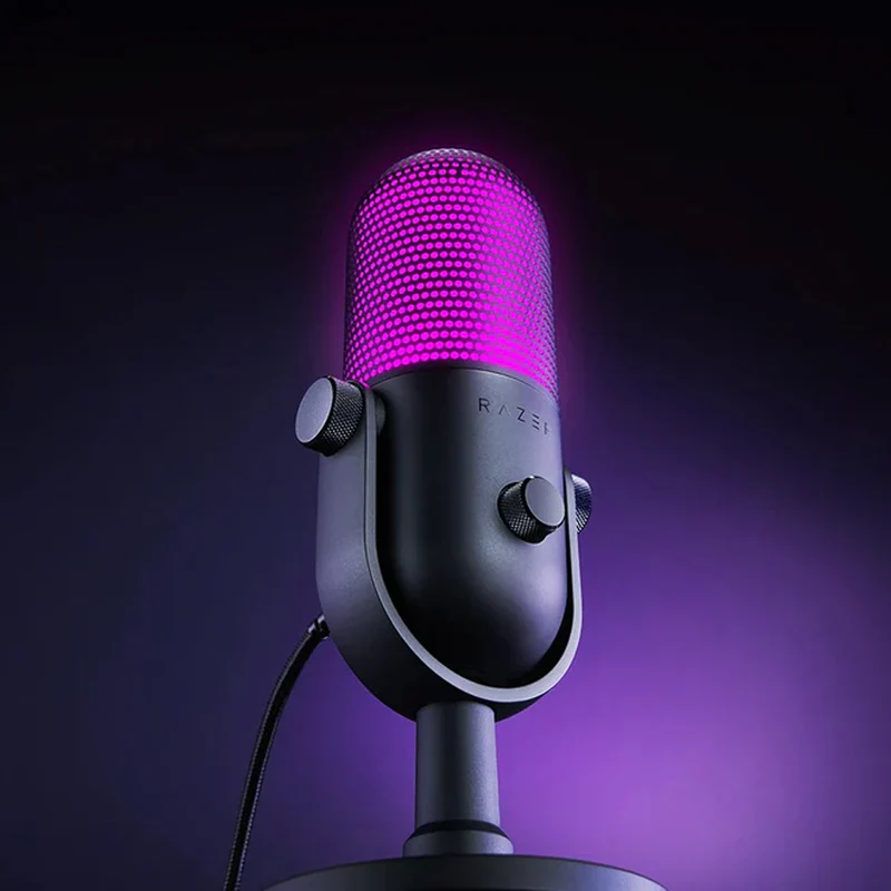Razer Seiren V3 Chroma RGB USB Microphone With Tap to Mute Sensor