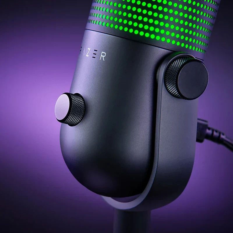 Razer Seiren V3 Chroma RGB USB Microphone With Tap to Mute Sensor