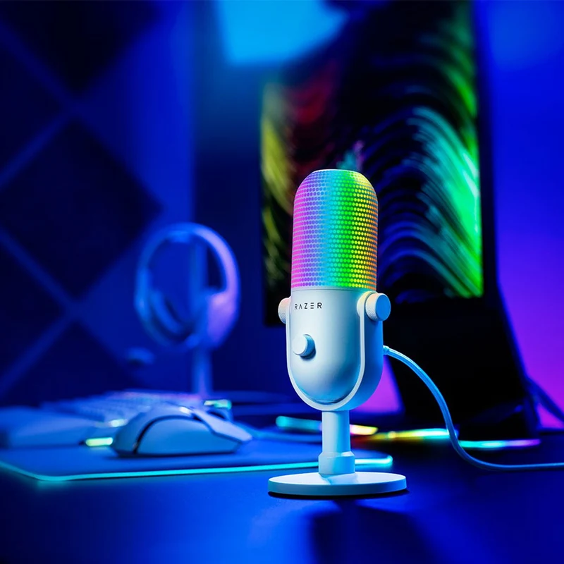 Razer Seiren V3 Chroma RGB USB Microphone With Tap to Mute Sensor