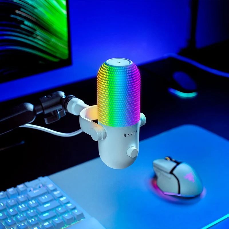 Razer Seiren V3 Chroma RGB USB Microphone With Tap to Mute Sensor