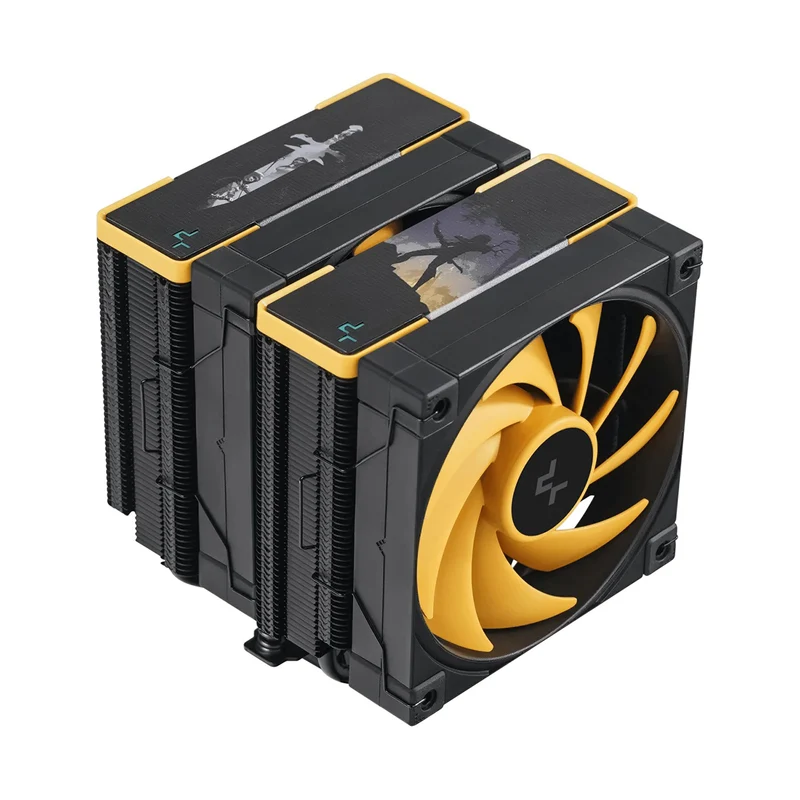 Deepcool AK620 Zero Dark Zoria High Performance Dual Tower CPU Cooler (Black) (R-AK620-BKNPMN-E)