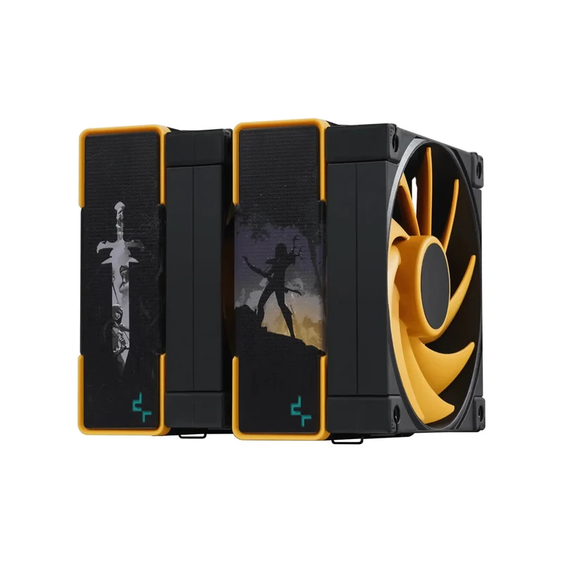 Deepcool AK620 Zero Dark Zoria High Performance Dual Tower CPU Cooler (Black) (R-AK620-BKNPMN-E)