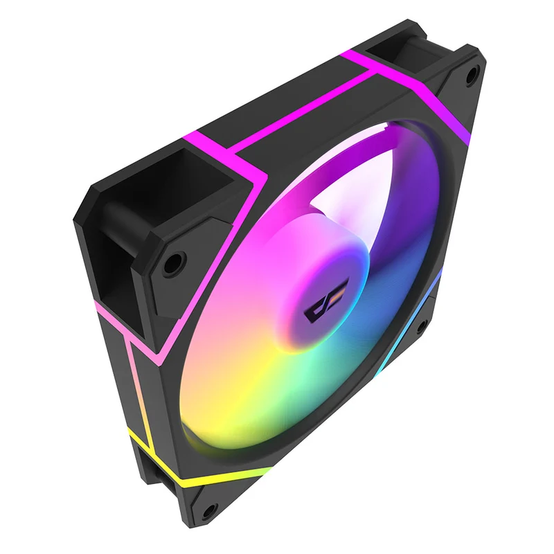 Darkflash DM12 F 3-In-1 A-RGB Cooling Fan (Black, White)