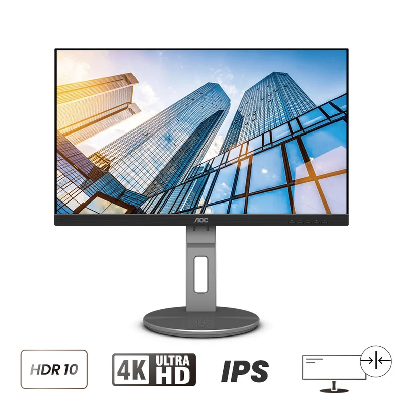 AOC U32N3C/71 31.5" IPS (3840X2160) UHD 60Hz 4MS Monitor (Black)