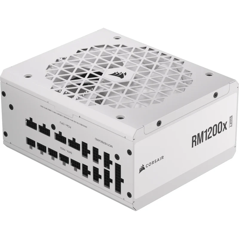 Corsair RMx RM1200x Shift 1200W ATX 80 Plus Gold Fully-Modular ATX Power Supply (White)