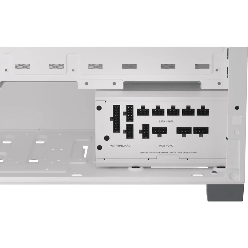 Corsair RMx RM1200x Shift 1200W ATX 80 Plus Gold Fully-Modular ATX Power Supply (White)