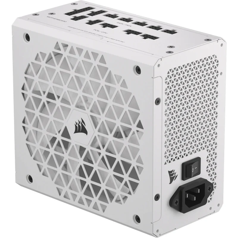 Corsair RMx RM1000x Shift 1000W ATX 80 Plus Gold Fully-Modular ATX Power Supply (White)