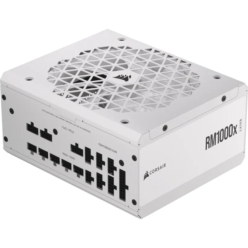 Corsair RMx RM1000x Shift 1000W ATX 80 Plus Gold Fully-Modular ATX Power Supply (White)