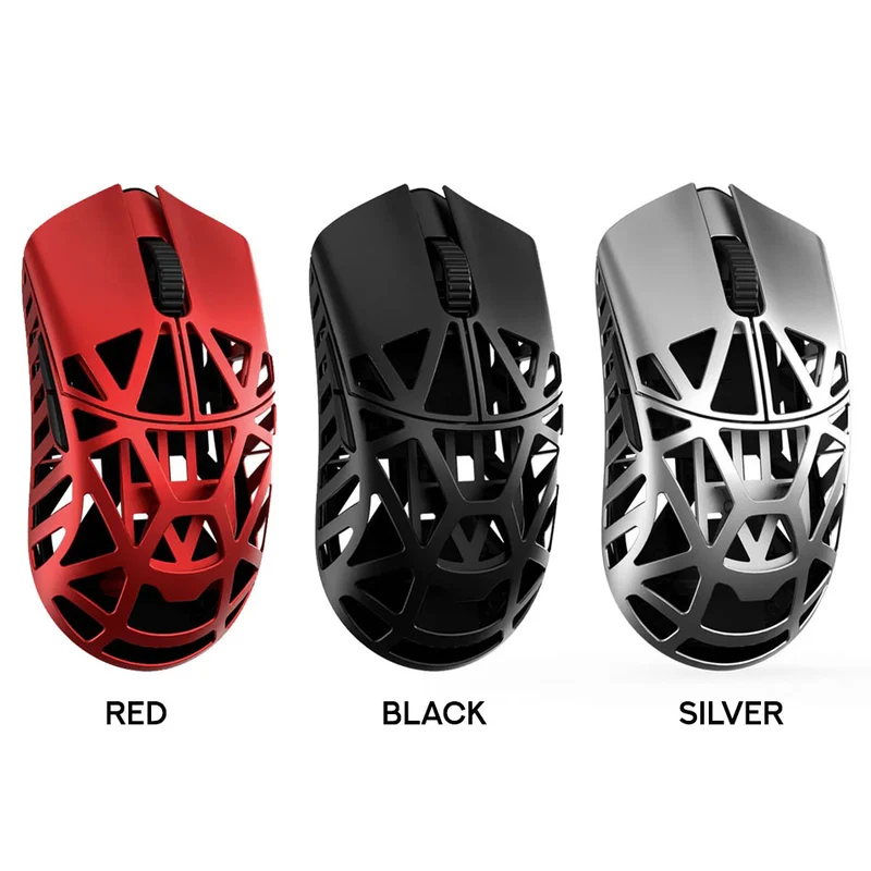WLMouse Beast X Magnesium Wireless Gaming Mouse (Red, Black, Black)