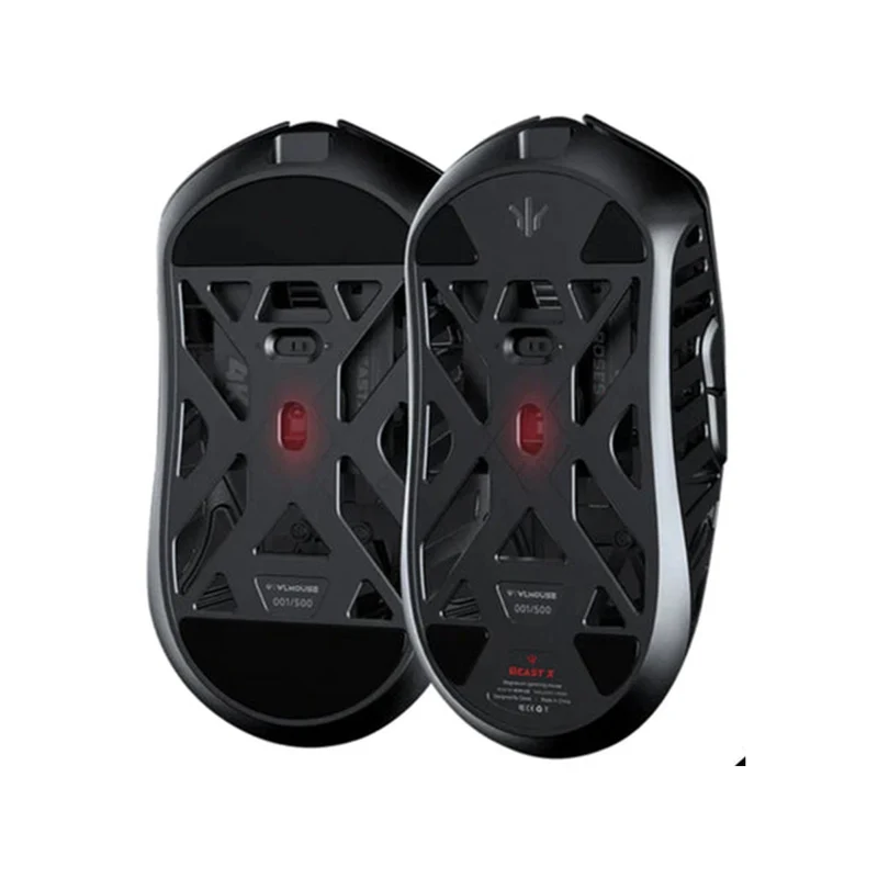 WLMouse Beast X Magnesium Wireless Gaming Mouse (Red, Black, Black)