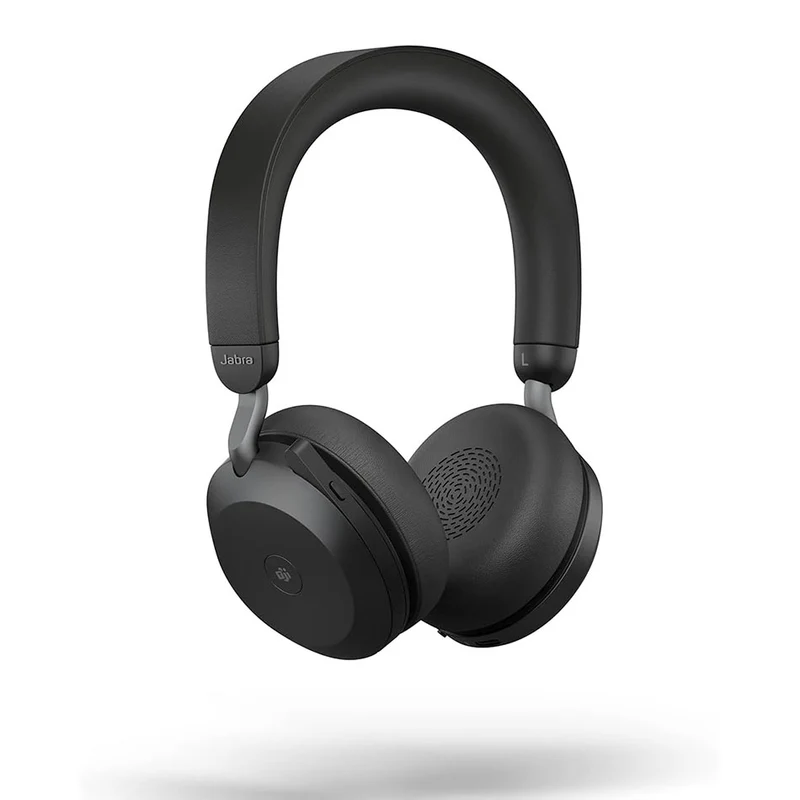 Jabra Evolve2 75 Link380A MS Stereo Noise-Canceling Wireless Headset (Black)
