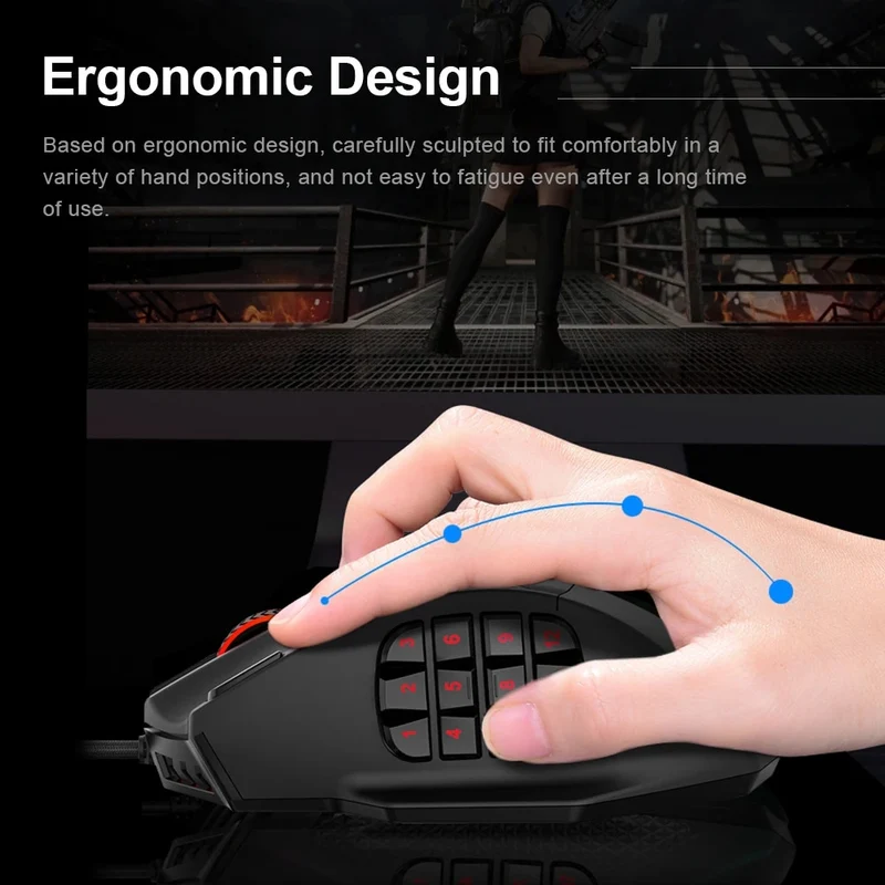 E-Yooso X-39 RGB Wired Gaming Mouse (Black)
