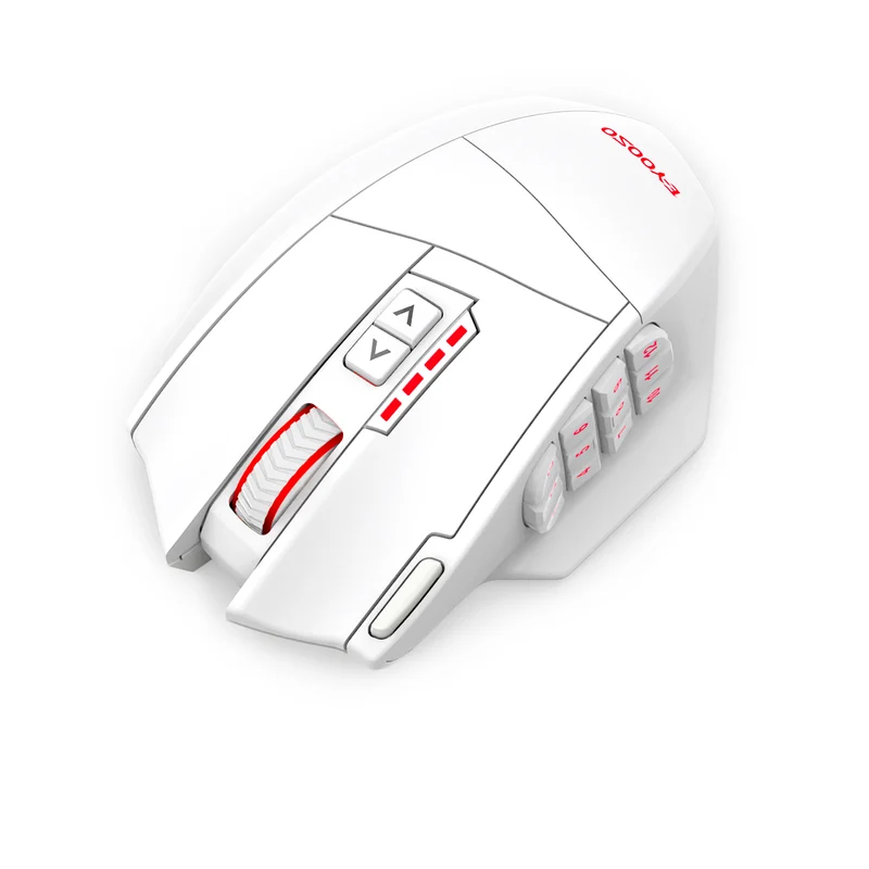 E-Yooso X-33 RGB Wireless Gaming Mouse (Black, White)