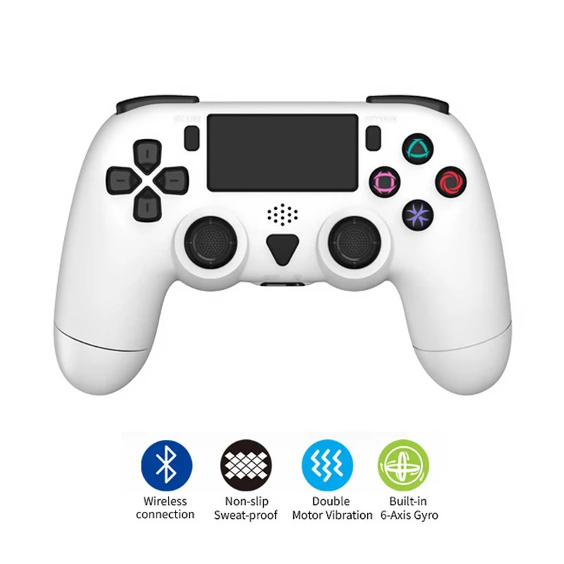PS4 Dobe Wireless Controller (White) TP4-0401D