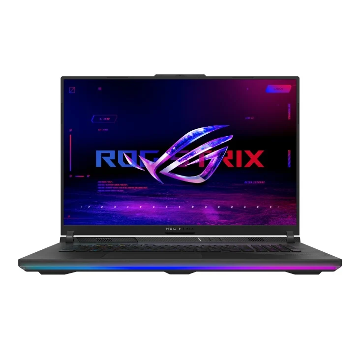 Asus ROG Strix Scar 18 G834JYR-R6065WS Gaming Laptop (Off-Black) | 18" 2.5K (2560X1600) WQXGA IPS 240HZ | i9-14900HX | 16GB X2 RAM | 1TB X2 SSD | RTX 4090 | Windows 11 Home + ROG Backpack + ROG Galdius III Mouse P514 + Type-C PD Adapter