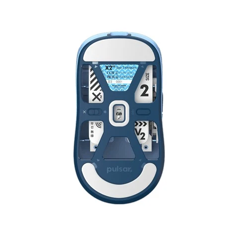 Pulsar X2V2 Symmetrical Ultralight Wireless Gaming Mouse Demon Slayer Hashibira Inosuke Limited Edition Size 2 (PX222SH)