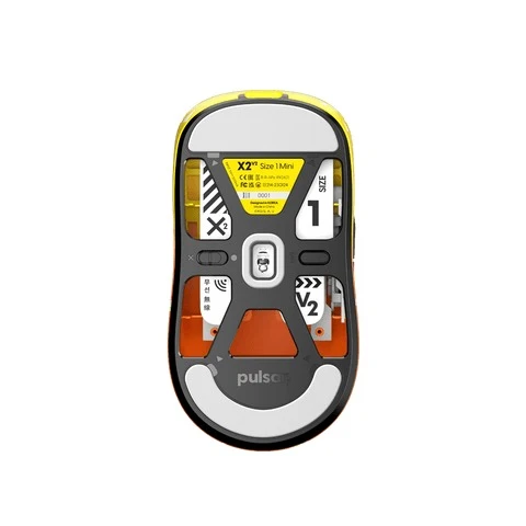 Pulsar X2V2 Mini Symmetrical Ultralight Wireless Gaming Mouse Demon Slayer Agatsuma Zenitsu Limited Edition Size 1 (PX221MC)
