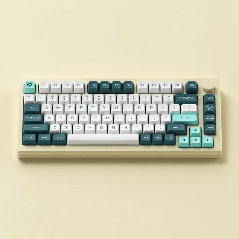 Akko MOD 007B HE DIY Kit With OSA Keycap Set 187-Key Cream White (Akko Cream Yellow Magnetic Switch)