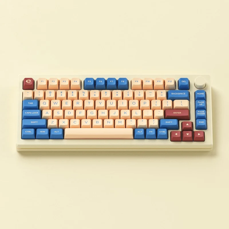 Akko MOD 007B HE DIY Kit With OSA Keycap Set 187-Key Cream White (Akko Cream Yellow Magnetic Switch)