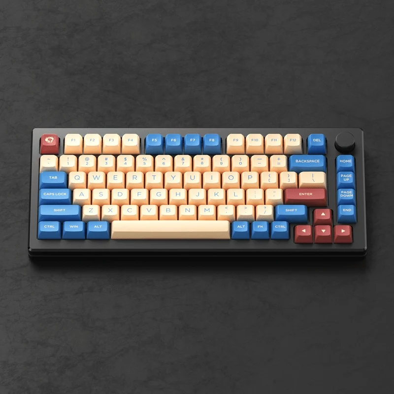 Akko MOD 007B HE DIY Kit With OSA Keycap Set 187-Key Black (Akko Cream Yellow Magnetic Switch)