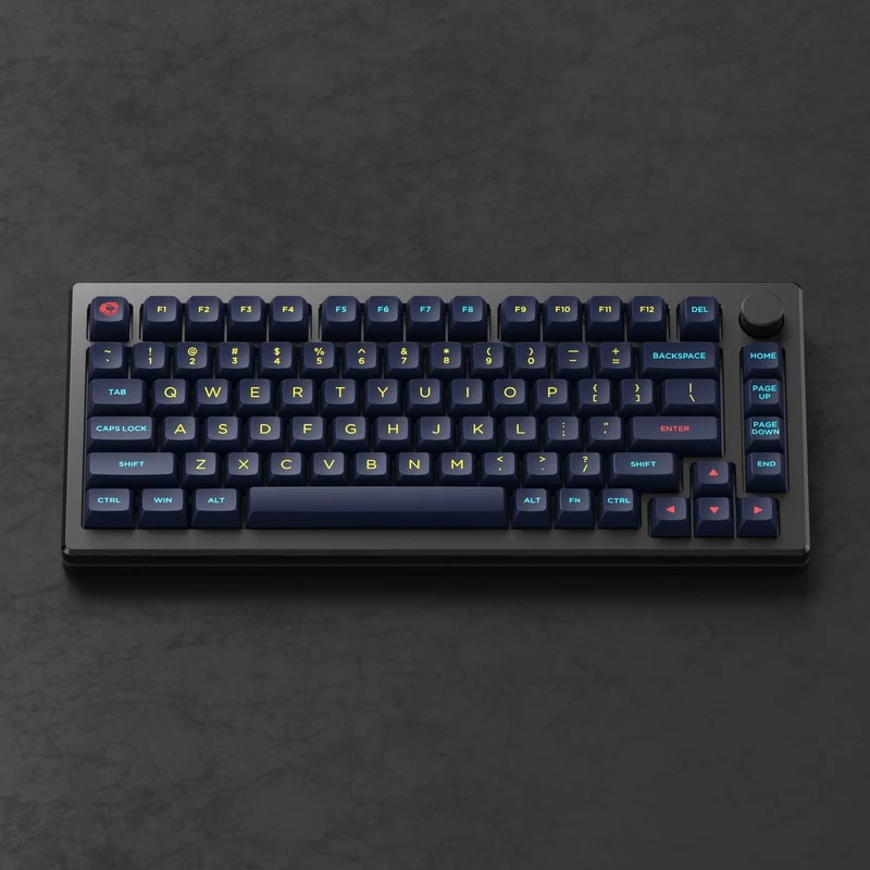 Akko MOD 007B HE DIY Kit With OSA Keycap Set 187-Key Black (Akko Cream Yellow Magnetic Switch)
