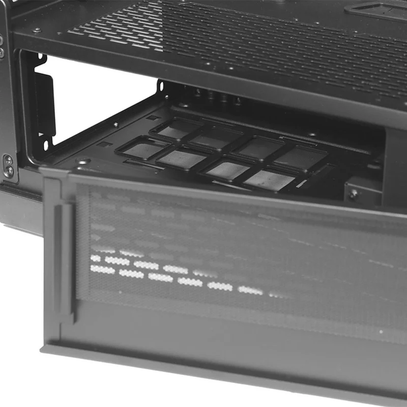 Tecware Edge Air TG ATX PC Case With 4x120mm Fans (Black)