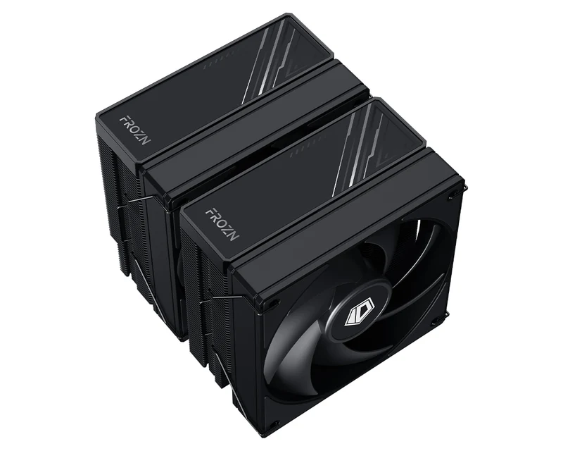 ID-Cooling Frozn A620 Twin Tower CPU Cooler With 2x120mm PWM Fan (Black)