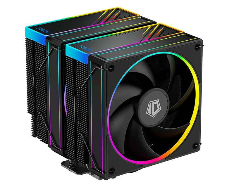 ID-Cooling Frozn A620 ARGB Twin Tower CPU Cooler With 2x120mm PWM ARGB Fan