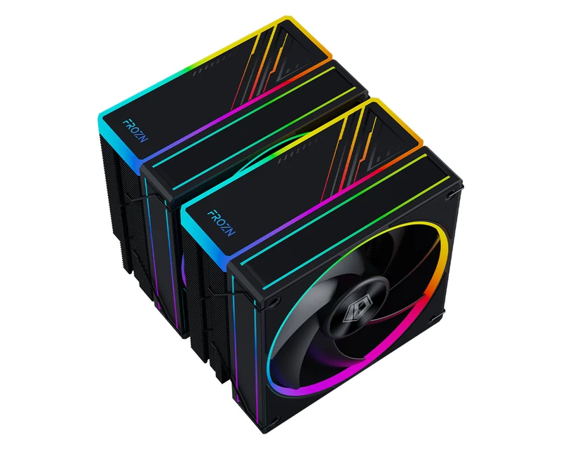 ID-Cooling Frozn A620 ARGB Twin Tower CPU Cooler With 2x120mm PWM ARGB Fan