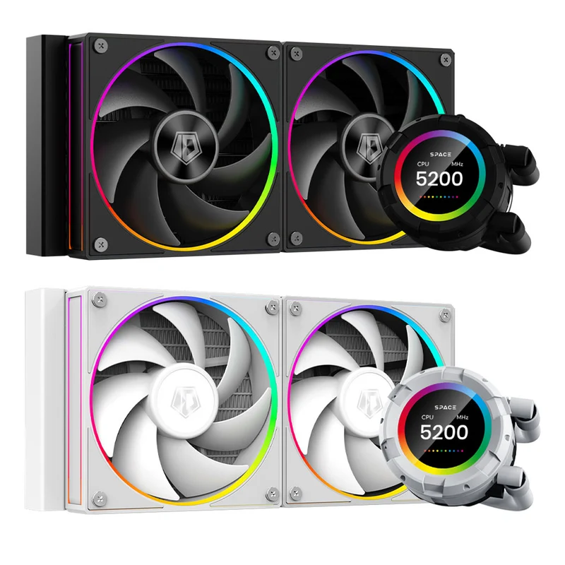 ID-Cooling SL240 LCD 240mm AIO Liquid CPU Cooler