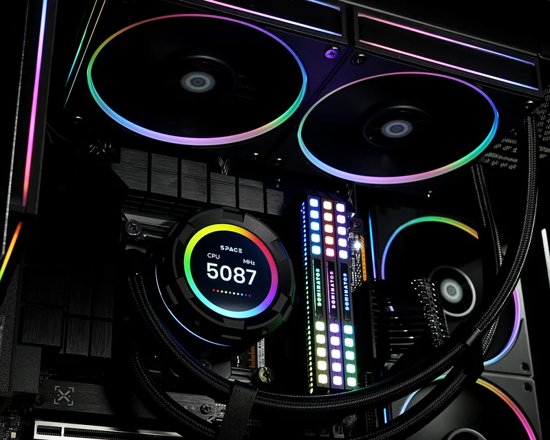 ID-Cooling SL240 LCD 240mm AIO Liquid CPU Cooler