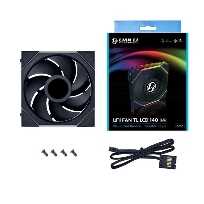 Lian Li Uni Fan TL LCD 140 RGB 140MM Fan Single Pack