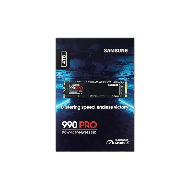 Samsung 990 Pro 4TB PCIE 4.0 NVME M.2 SSD (MZ-V9P4T0BW)
