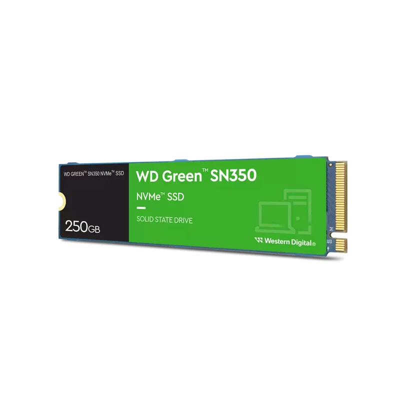 WD Green SN350 250GB M.2 2280 PCIe Gen3 X4 NVMe SSD (WDS250G2G0C)