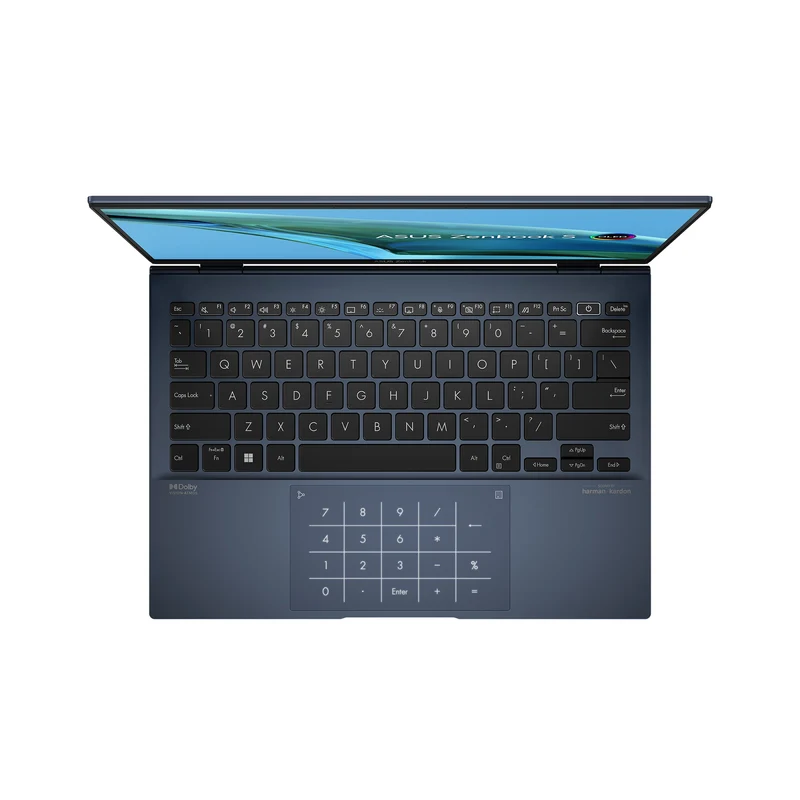 Asus Zenbook S 13 UM5302LA-LV097WS Laptop (Ponder Blue) | 13.3” OLED WQXGA+ | Ryzen 7 7840U | 16GB RAM | 512GB SSD | AMD Radeon Graphics | Windows 11 Home | MS Office Home & Student 2021 | Asus AP4600 Backpack