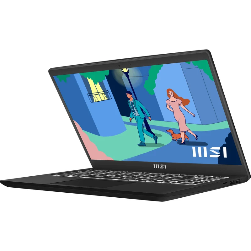 MSI Modern 15 B7M-275PH Laptop (Classic Black) | 15.6" FHD (1920x1080) | Ryzen 5 7530U | 16GB RAM | 512GB SSD | AMD Radeon Graphics | Windows 11 Home | MS Office Home & Student 2021 | MSI Sleeve Bag GP