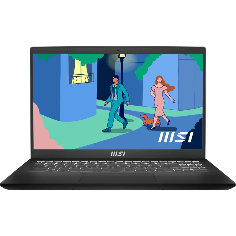 MSI Modern 15 B7M-275PH Laptop (Classic Black) | 15.6" FHD (1920x1080) | Ryzen 5 7530U | 16GB RAM | 512GB SSD | AMD Radeon Graphics | Windows 11 Home | MS Office Home & Student 2021 | MSI Sleeve Bag GP