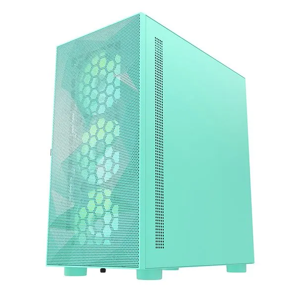 Darkflash DLM 21 Mesh mATX PC Gaming Case (Neo Mint)