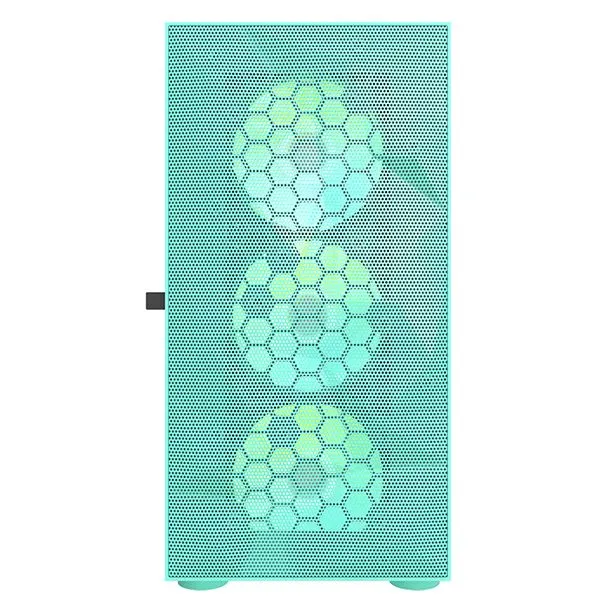 Darkflash DLM 21 Mesh mATX PC Gaming Case (Neo Mint)