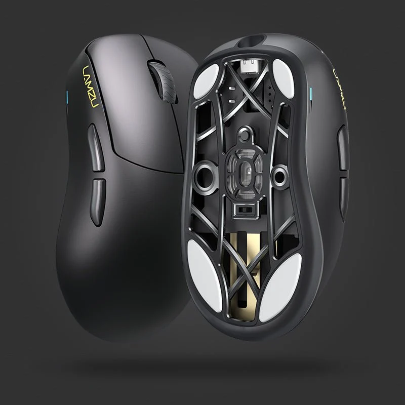 Lamzu Thorn Superlight Wireless Gaming Mouse (White, Black)