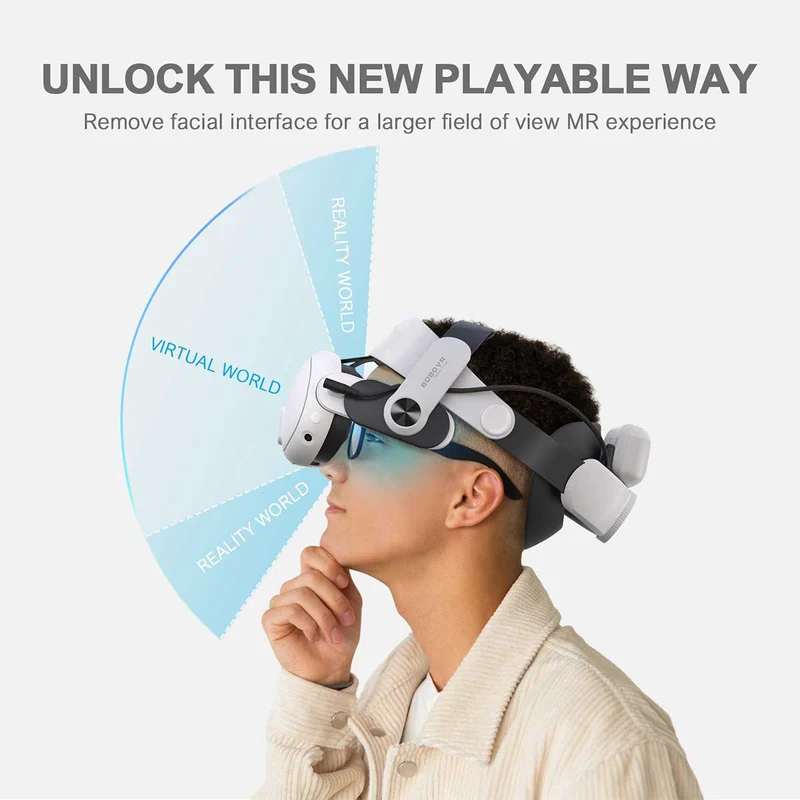 BOBOVR M3 Pro Battery Pack Head Strap Compatible With Meta Quest 3
