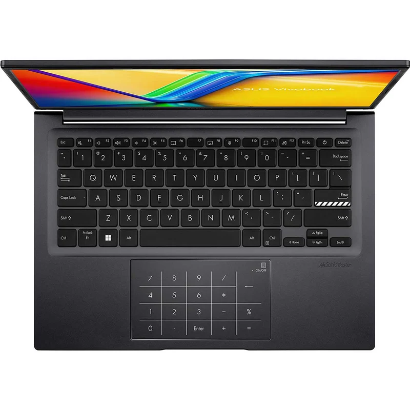 Asus Vivobook 14 X1405ZA-LY040WS Laptop (Indie Black) | 14” WUXGA (1920x1200) | i3 1215U | 8GB RAM | 512GB SSD | Intel Iris Xe Graphics | Windows 11 Home | Asus AP4600 Backpack