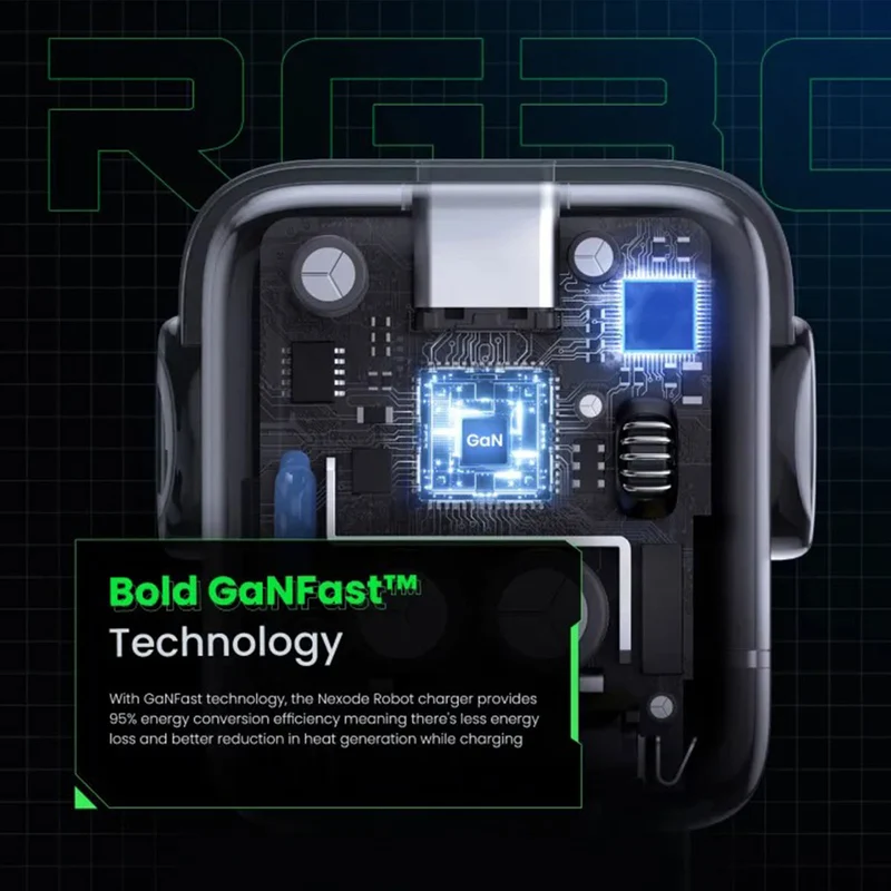 Ugreen Mini Robot Nexode 30W USB-C PD GAN Fast Charger (Space Grey) (CD359/15550)