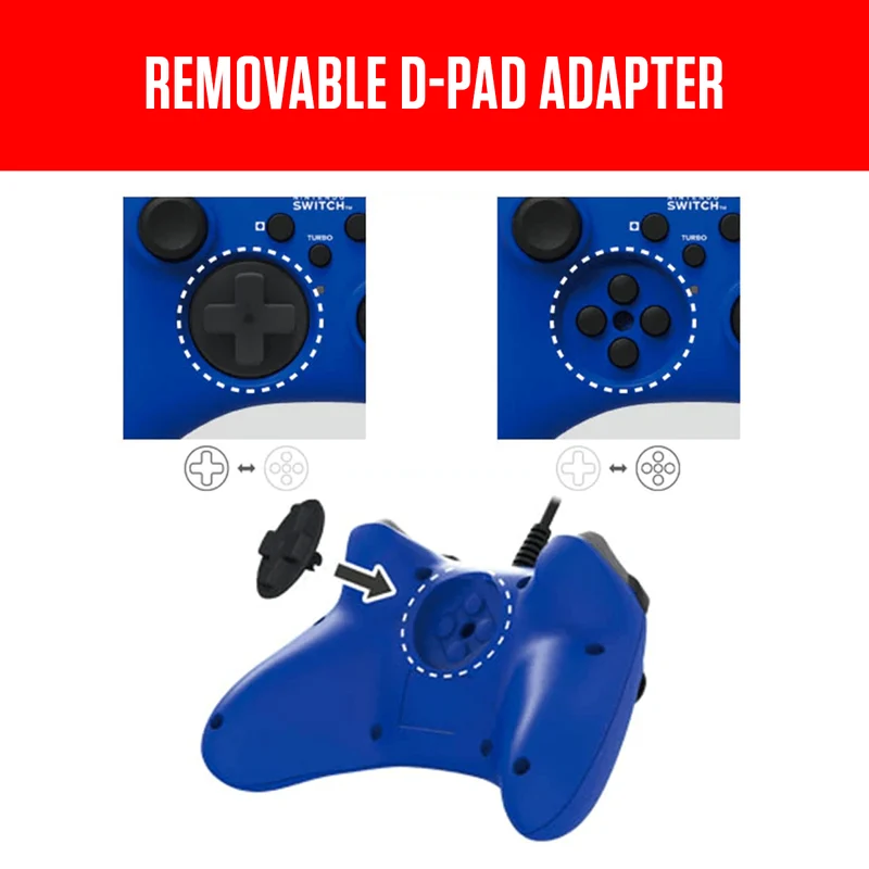 Hori NSW Wired Horipad Blue (NSW-155A)