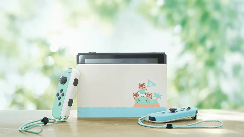 NSW ANIMAL CROSSING CONSOLE + DOBE PROTECTIVE PACK (TNS-1899) BUNDLE