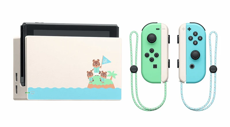 NSW ANIMAL CROSSING CONSOLE + DOBE PROTECTIVE PACK (TNS-1899) BUNDLE