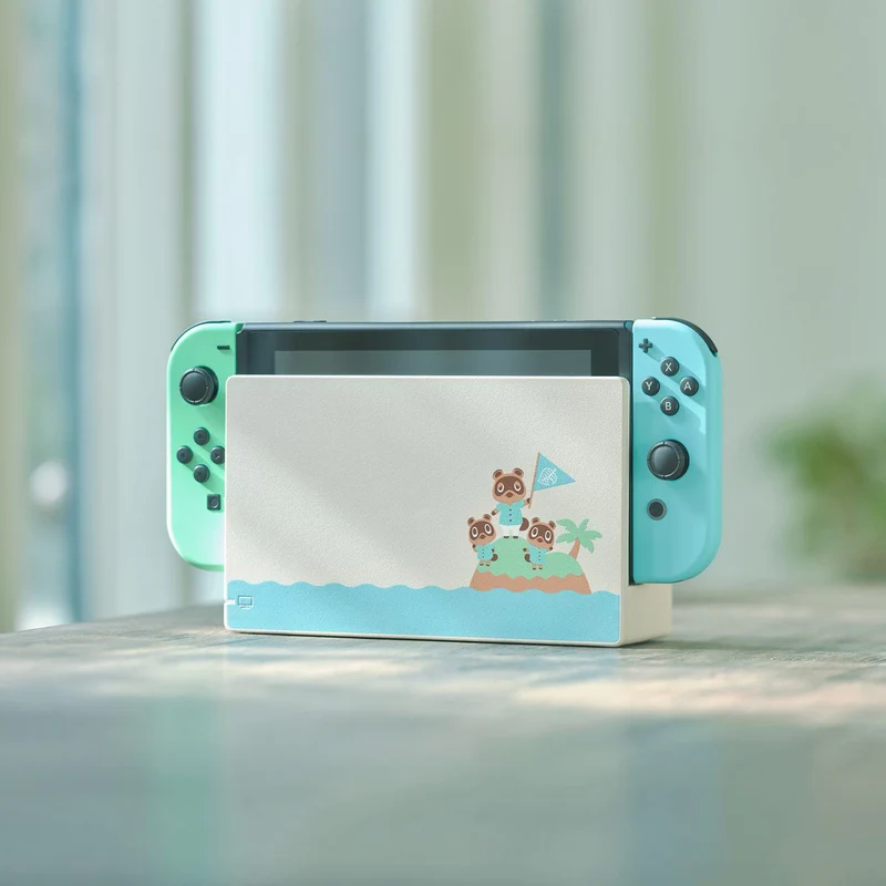 NSW ANIMAL CROSSING CONSOLE + DOBE PROTECTIVE PACK (TNS-1899) BUNDLE