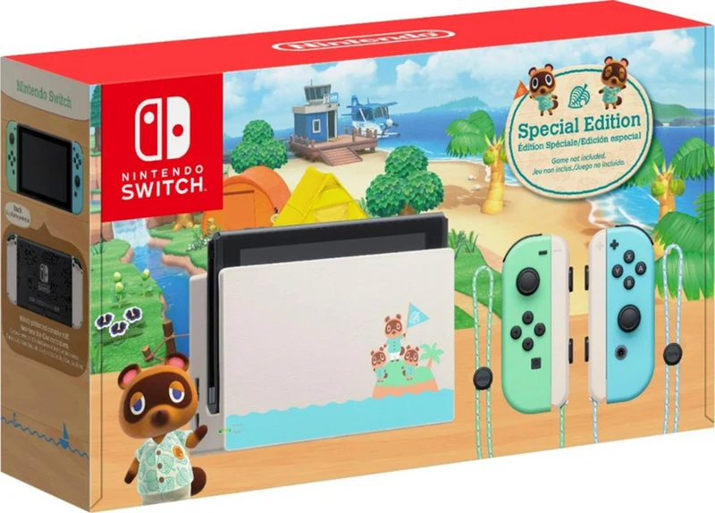 NSW ANIMAL CROSSING CONSOLE + DOBE PROTECTIVE PACK (TNS-1899) BUNDLE
