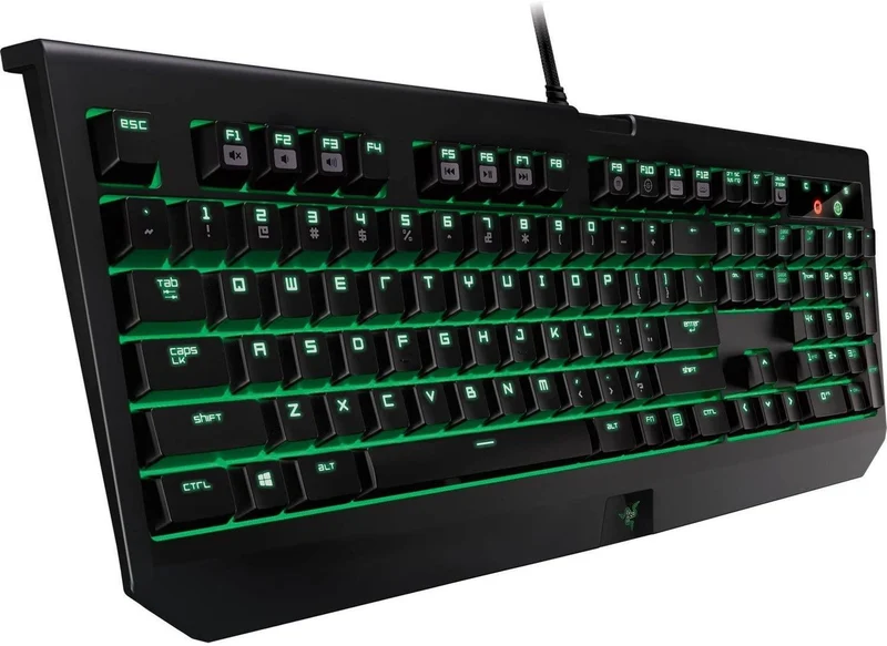 RAZER BLACKWIDOW ULTIMATE 2016 ED. STEALTH GAMING KEYBOARD (RAZER ORANGE SWITCHES TACTILE AND SILENT)