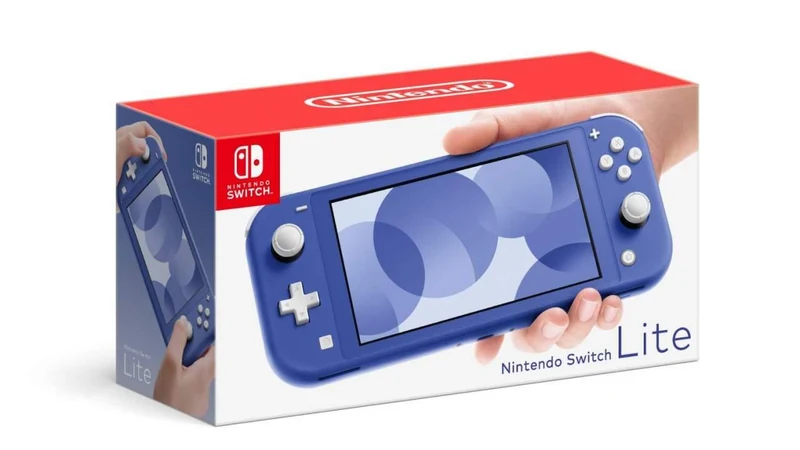 Nintendo Switch Lite Console Blue + Dobe Glass Film 9H (TNS-19118) Bundle